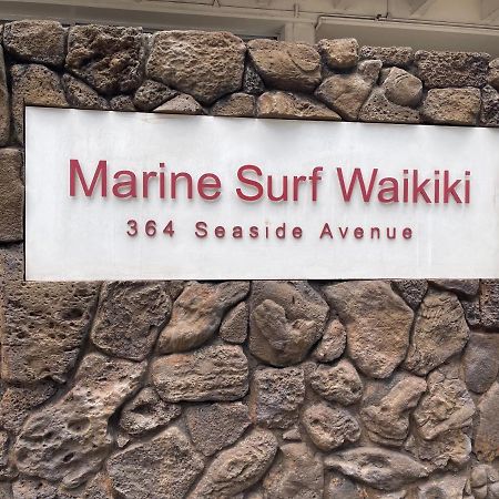 호놀룰루 Marine Surf 아파트 호텔 외부 사진